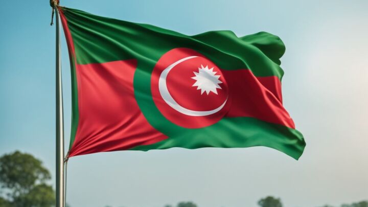 Le drapeau du Bangladesh : L&rsquo;aube rouge sur les rizières émeraude