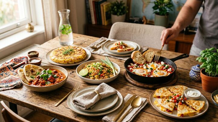 7 recettes du monde à faire avec ce qu&rsquo;il reste au frigo 🌍